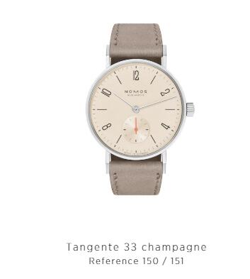 Nomos TANGENTE 33 CHAMPAGNE 150 Watches Review Replica Nomos Glashuette watches for sale