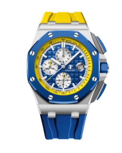 Audemars Piguet Royal Oak Offshore 44 Stainless Steel Ceramic Blue & Yellow 26400SO.OO.A057CA.01 Replica Watch