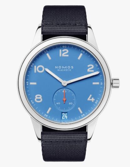 Nomos CLUB AUTOMATIC DATE SIREN BLUE Review Watches for sale Nomos Glashuette Replica Watch 777