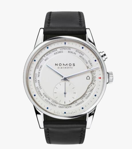 Buy Nomos Glashuette Watches for sale Nomos ZÜRICH WORLD TIME Replica Watch Review 805
