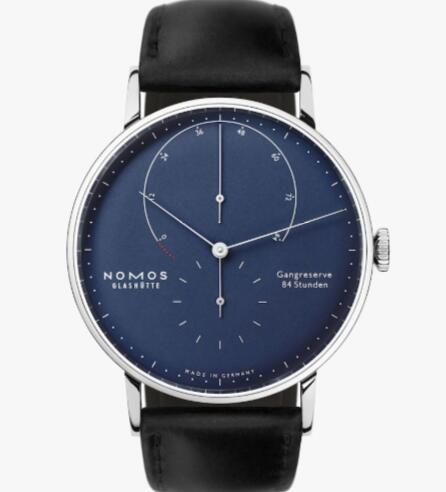 Buy Nomos LAMBDA DEEP BLUE Replica Watch Review Nomos Glashuette 935
