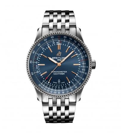 2022 Breitling Navitimer Automatic 41 Automatic Stainless Steel Blue Korea Replica Watch A173264A1C1A1