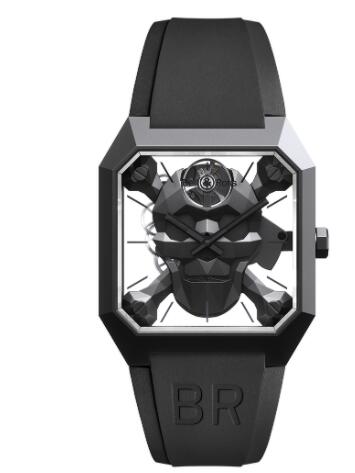 Bell and Ross Br 01 46mm Replica Watch BR 01 CYBER SKULL BR01-CSK-CE/SRB