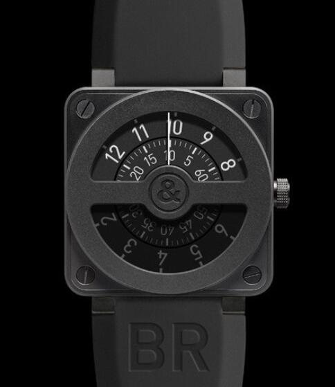 Bell & Ross Replica Watch BR 01-92 Compass AVIATION BR0192-COMPASS-CA Balck PVD Steel