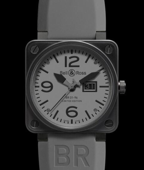 Bell & Ross Replica Watch BR 01-96 Commando AVIATION BR0196-COMMANDO Black Microblasted Steel