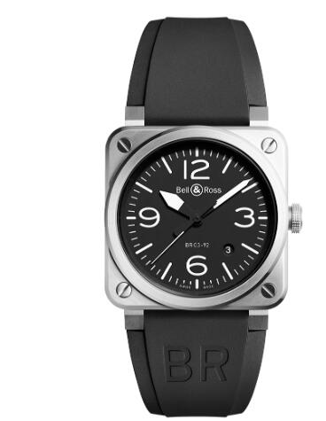 Replica Bell and Ross BR 03-92 STEEL Watch BR 03-92 STEEL BR0392-BLC-ST