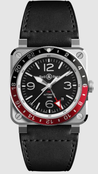 Bell and Ross BR 03-93 GMT Replica Watch BR0393-BL-ST/SCA