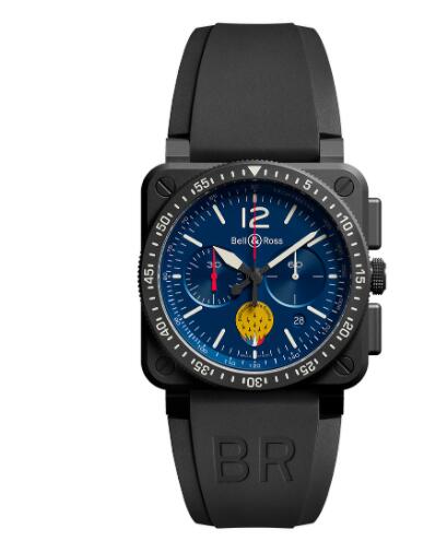 Bell & Ross BR 03-94 PATROUILLE DE FRANCE Replica Watch BR0394-PAF1-CE/SRB
