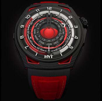 HYT Moon Runner Red Magma H02757-A Replica Watch