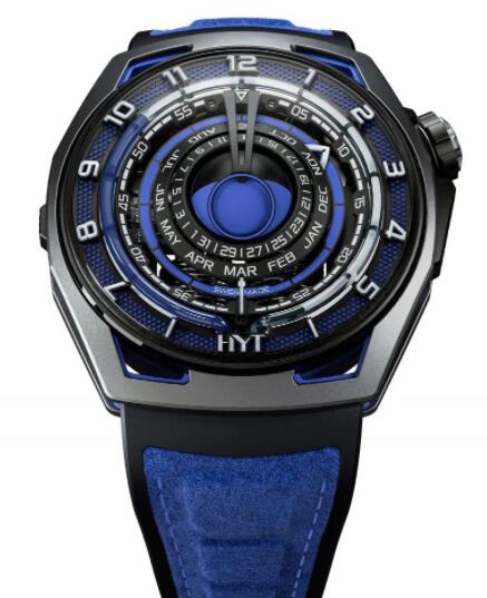 HYT Moon Runner SuperNova Blue Replica Watch H02758-A
