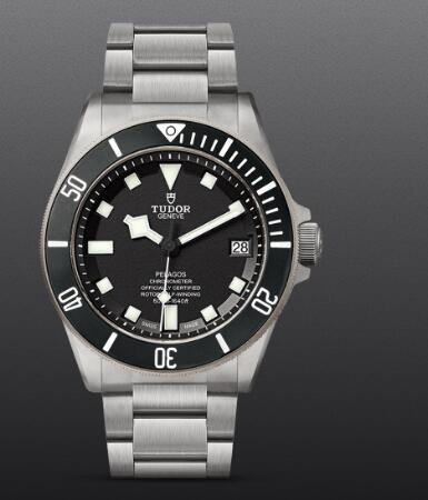 Replica Tudor Pelagos Titanium Black Bracelet Watch 25600TN-0001