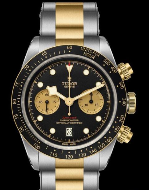 Tudor Heritage Black Bay Chronograph S&G Replica Watch 79363N-0001