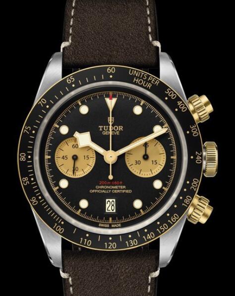 Tudor Heritage Black Bay Chronograph S&G Replica Watch 79363N-0002