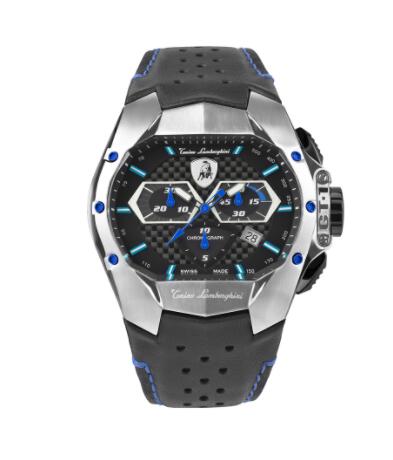 Lamborghini GT1 Chrono Watch blue Fake Watch T9GC