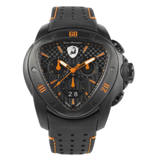 Copy Lamborghini Spyder Chrono Watch orange T9SB