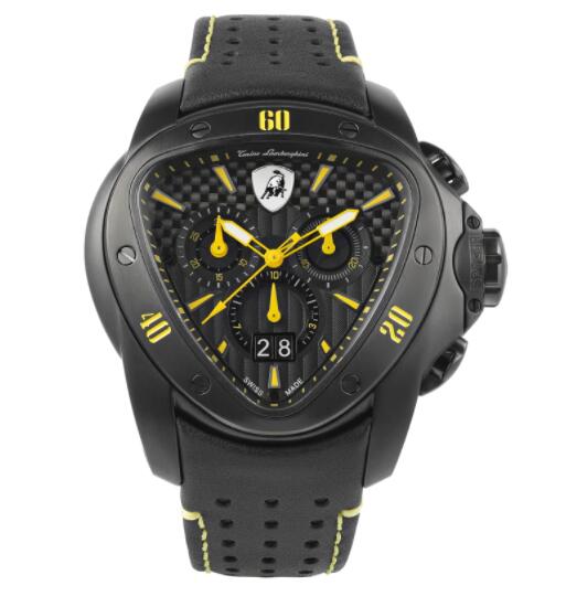 Copy Lamborghini Spyder Chrono Watch blue T9SC