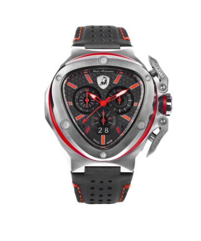 Copy Lamborghini Spyder X Chrono Watch red T9XA