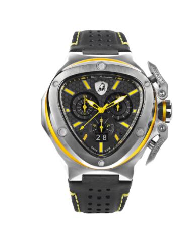 Lamborghini Spyder X SS Chrono Watch Yellow Copy Watch T9XE-SS